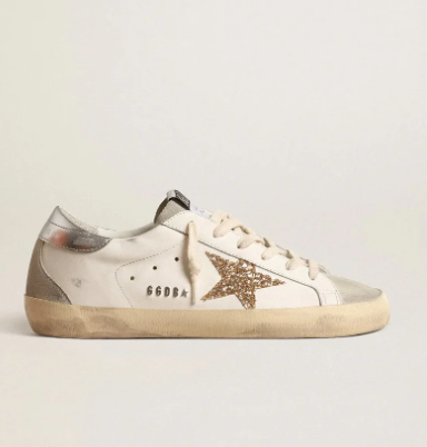 Golden Goose Superstar • pailleté dorée